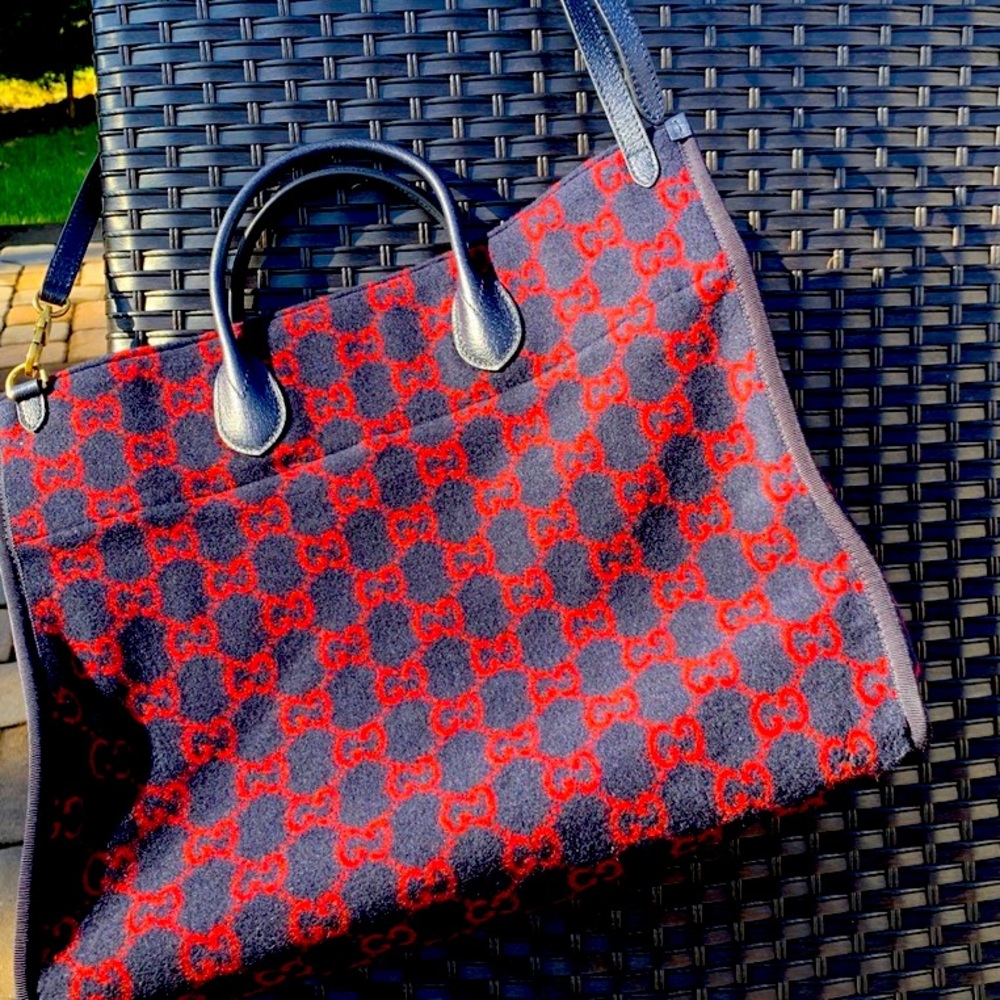 Authentic GUCCI WOOL TOTE BNWT